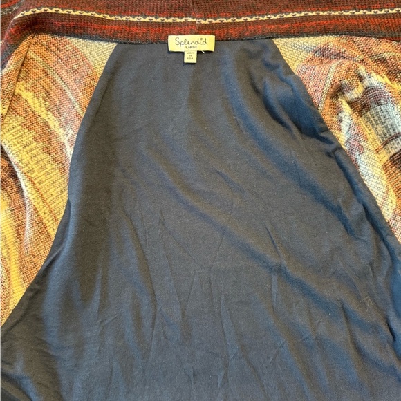 Splendid Multicolor Knit Open Cardigan. Size Large. - Picture 2 of 8